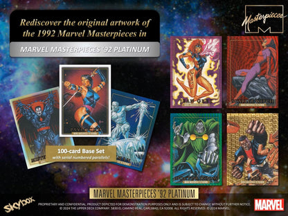 2024 Upper Deck Marvel Masterpieces '92 Platinum Hobby Box | Columbia Sports Cards - Columbia Hobby - Sports Card Boxes - Toploaders - Card Savers