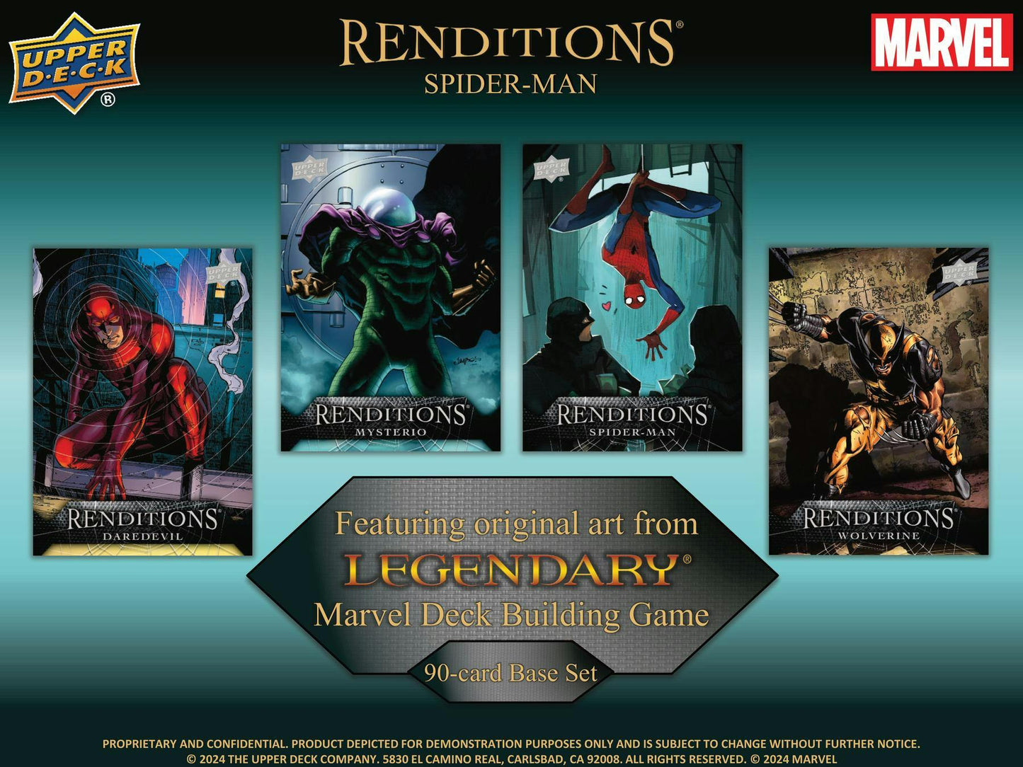 2024 Upper Deck Marvel Renditions Spider - Man Hobby - Columbia Hobby - Sports Card Boxes - Toploaders - Card Savers