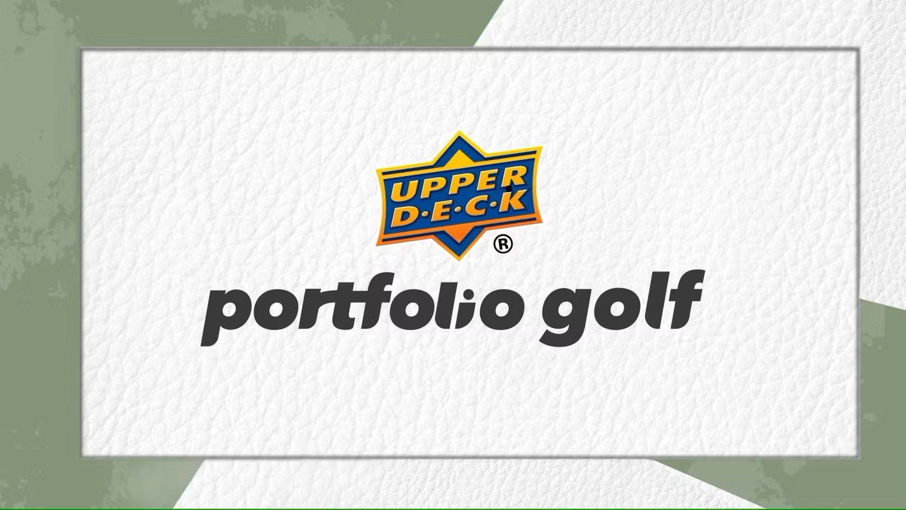 2024 Upper Deck Portfolio Golf Hobby Box - Columbia Hobby - Sports Card Boxes - Toploaders - Card Savers