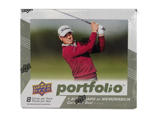 2024 Upper Deck Portfolio Golf Hobby Box - Columbia Hobby - Sports Card Boxes - Toploaders - Card Savers