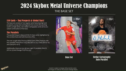 2024 Upper Deck Skybox Metal Universe Champions Hobby Box | Columbia Sports Cards - Columbia Hobby - Sports Card Boxes - Toploaders - Card Savers