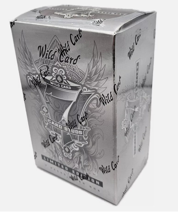 2024 Wild Card 7 Card Studs Metal High Stakes Edition Football Hobby Box - Columbia Hobby - Sports Card Boxes - Toploaders - Card Savers