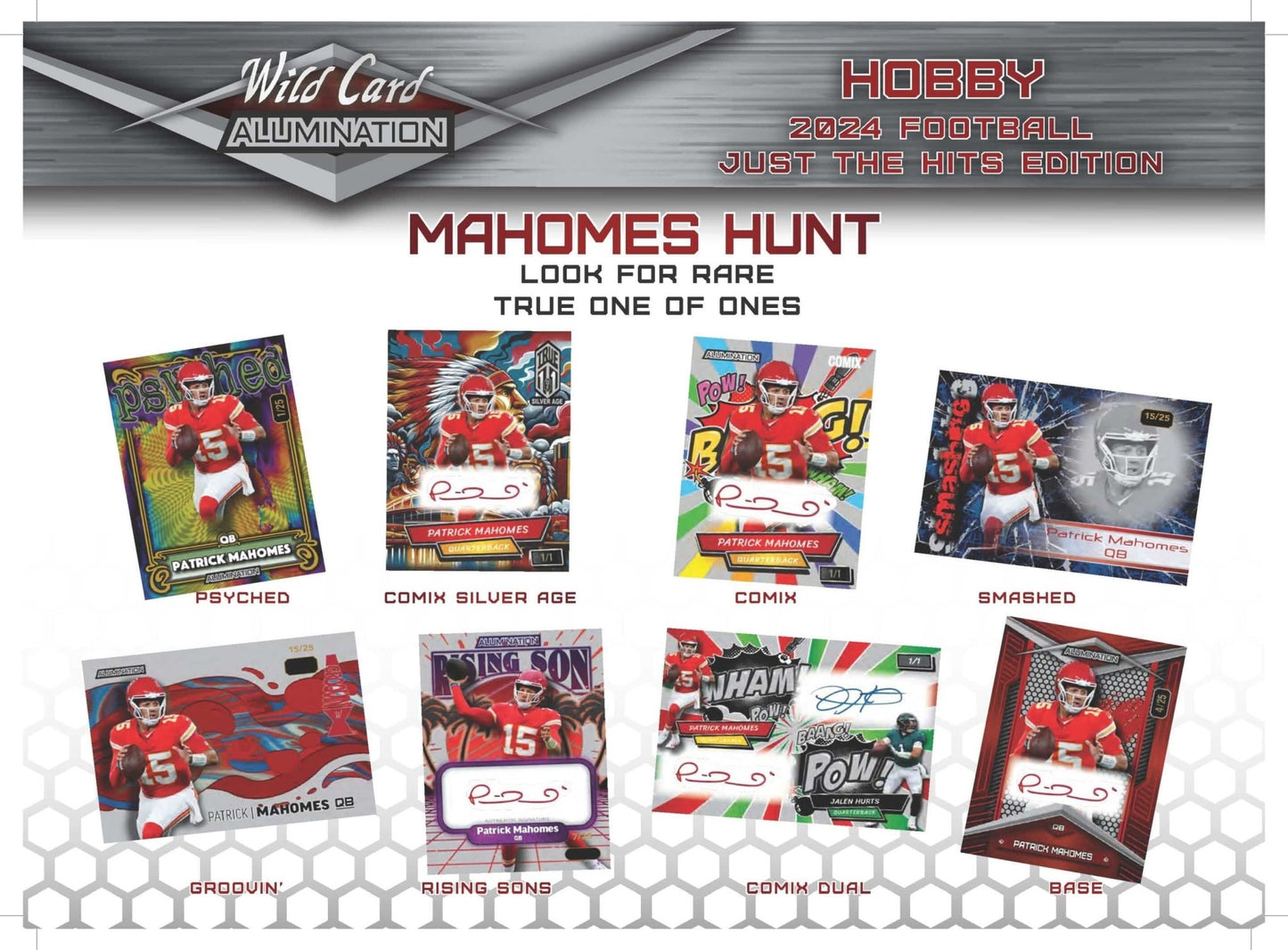 2024 Wild Card Alumination Just The Hits Edition Football Box - Columbia Hobby - Sports Card Boxes - Toploaders - Card Savers
