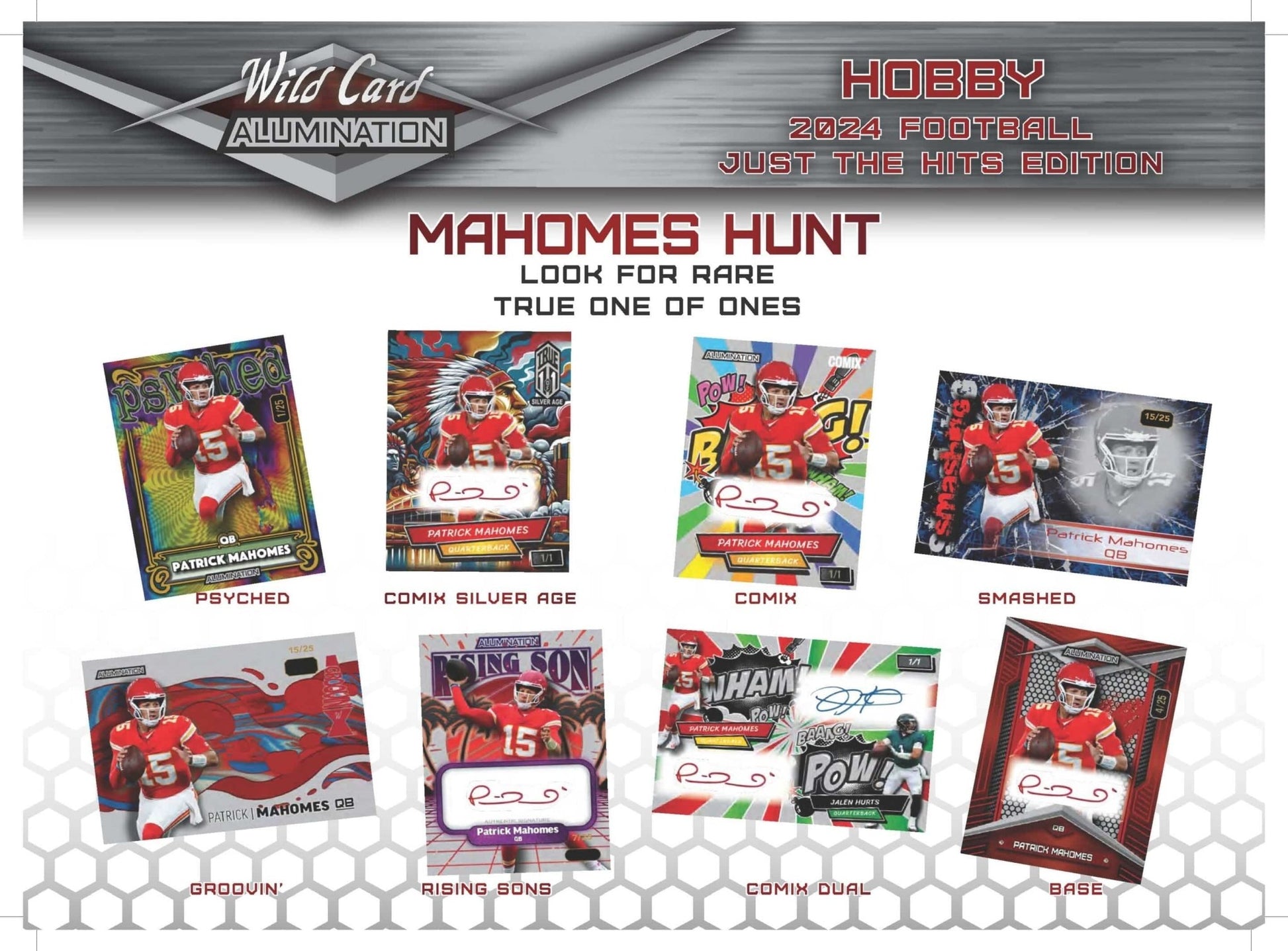 2024 Wild Card Alumination Just The Hits Edition Football Box - Columbia Hobby - Sports Card Boxes - Toploaders - Card Savers