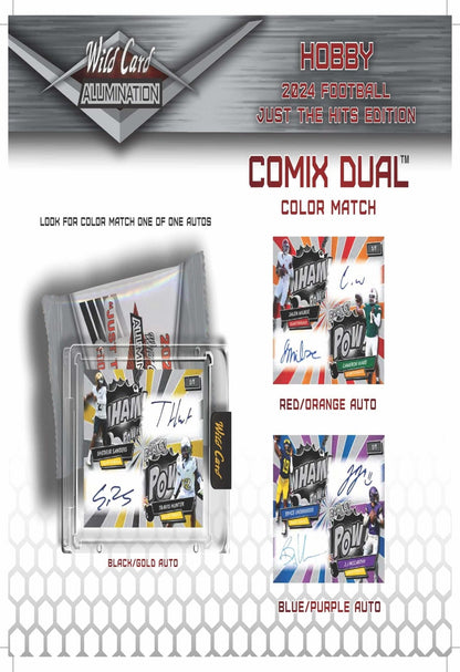 2024 Wild Card Alumination Just The Hits Edition Football Box - Columbia Hobby - Sports Card Boxes - Toploaders - Card Savers