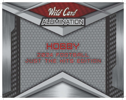 2024 Wild Card Alumination Just The Hits Edition Football Box - Columbia Hobby - Sports Card Boxes - Toploaders - Card Savers