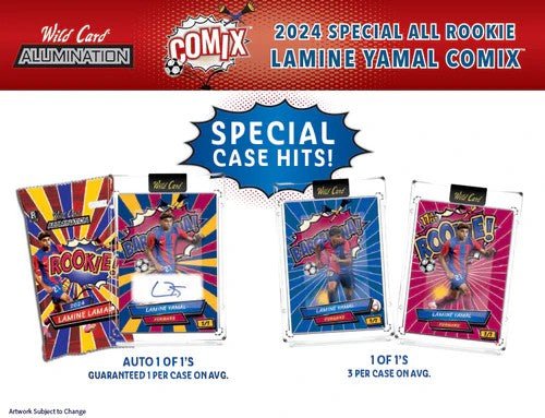 2024 Wild Card Alumination Lamine Yamal Rookie Comix Box - Columbia Hobby - Sports Card Boxes - Toploaders - Card Savers
