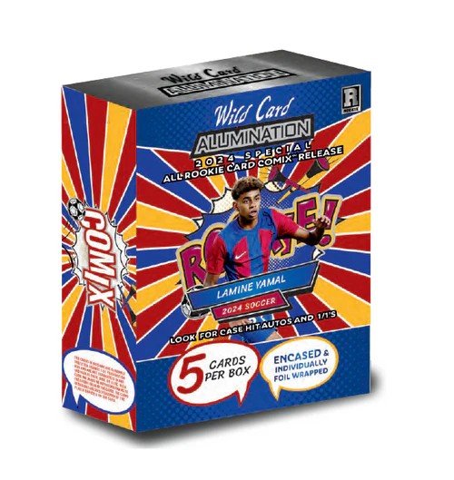 2024 Wild Card Alumination Lamine Yamal Rookie Comix Box - Columbia Hobby - Sports Card Boxes - Toploaders - Card Savers