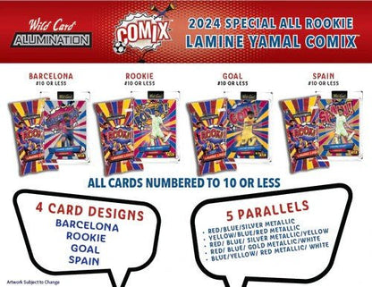2024 Wild Card Alumination Lamine Yamal Rookie Comix Box - Columbia Hobby - Sports Card Boxes - Toploaders - Card Savers