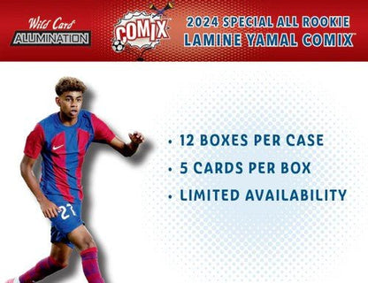 2024 Wild Card Alumination Lamine Yamal Rookie Comix Box - Columbia Hobby - Sports Card Boxes - Toploaders - Card Savers