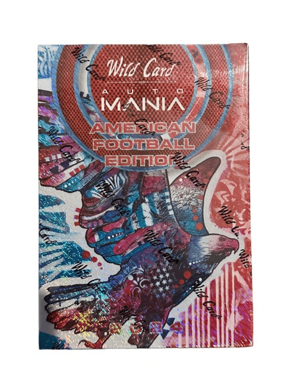 2024 Wild Card Auto Mania American Football Painted Eagle Jumbo Box - Columbia Hobby - Sports Card Boxes - Toploaders - Card Savers