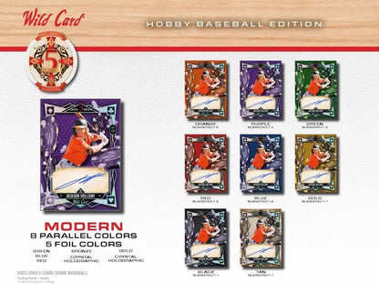 2024 Wild Card Five Card Draw Baseball Hobby Box - Columbia Hobby - Sports Card Boxes - Toploaders - Card Savers