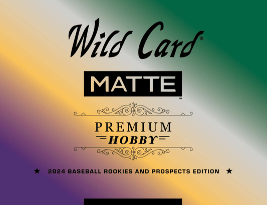 2024 Wild Card Matte Premium Baseball Hobby - Columbia Hobby - Sports Card Boxes - Toploaders - Card Savers