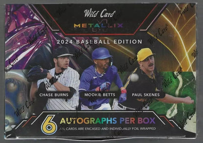 2024 Wild Card Metallix Baseball Hobby Box - Columbia Hobby - Sports Card Boxes - Toploaders - Card Savers