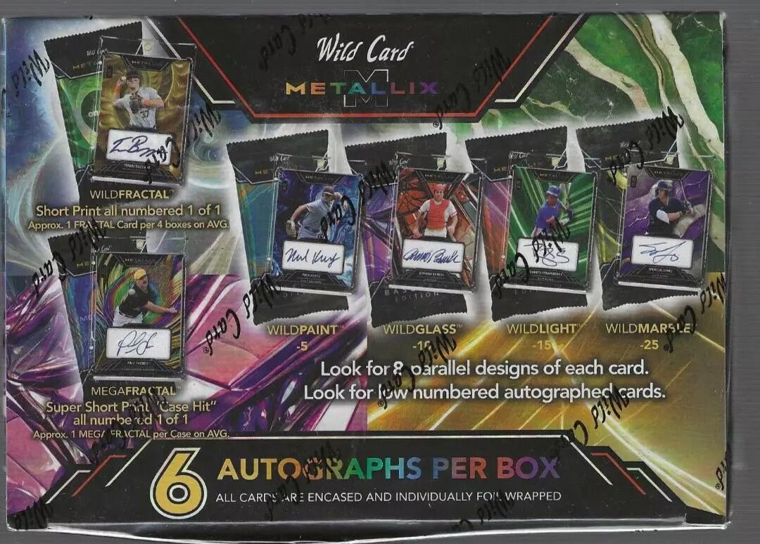 2024 Wild Card Metallix Baseball Hobby Box - Columbia Hobby - Sports Card Boxes - Toploaders - Card Savers