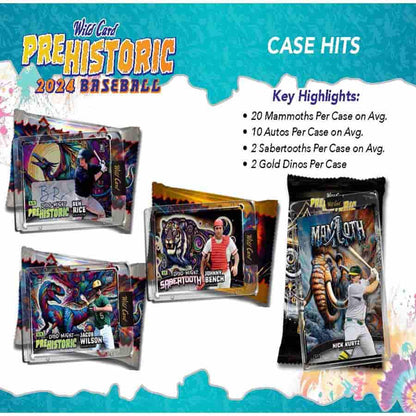 2024 Wild Card Pre - Historic Baseball Hobby Jumbo Box | Columbia Sports Cards - Columbia Hobby - Sports Card Boxes - Toploaders - Card Savers