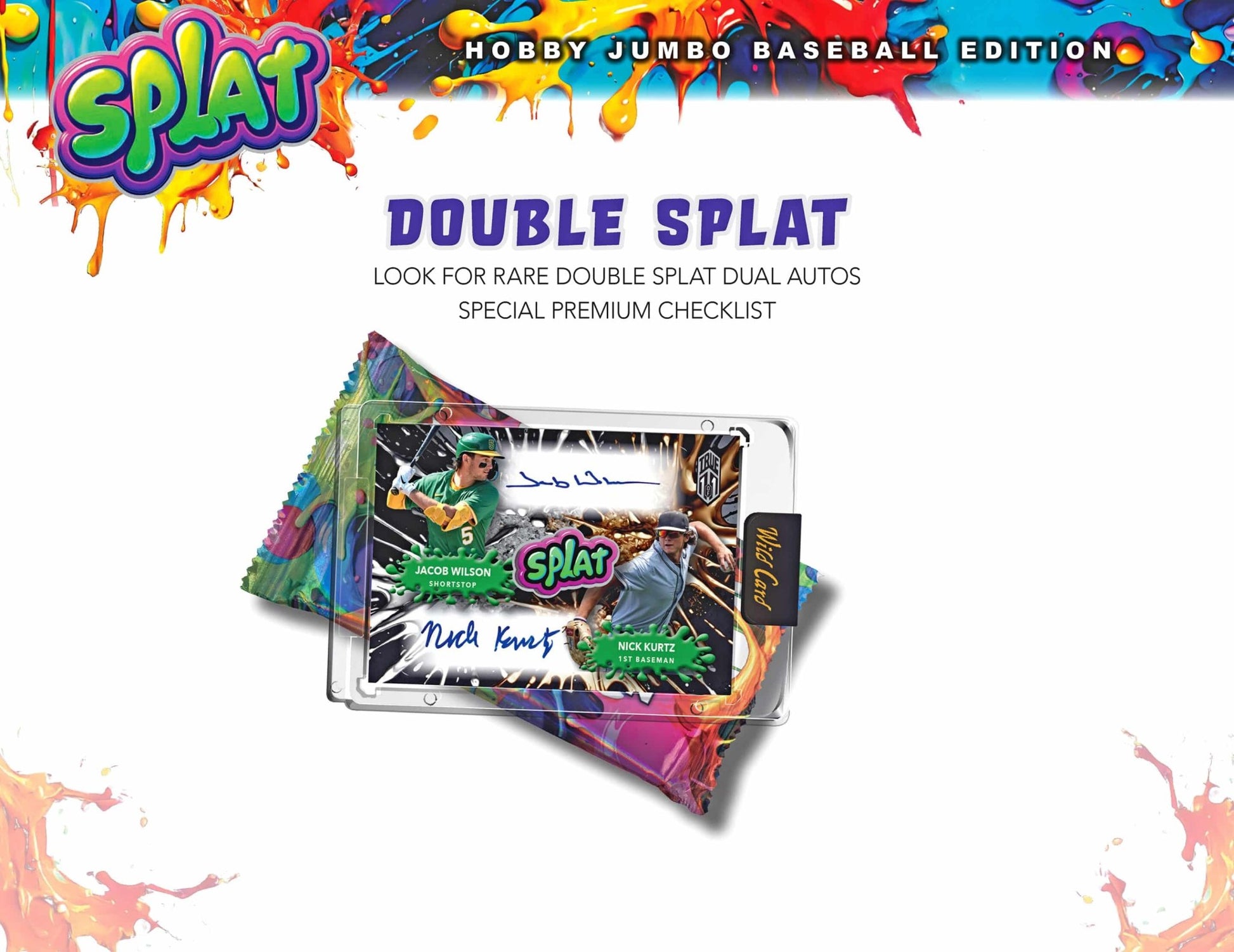 2024 Wild Card Splat Baseball Jumbo Box | Columbia Sports Cards - Columbia Hobby - Sports Card Boxes - Toploaders - Card Savers