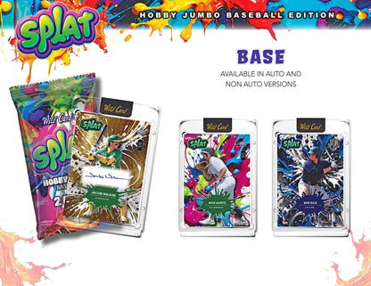 2024 Wild Card Splat Baseball Jumbo Box | Columbia Sports Cards - Columbia Hobby - Sports Card Boxes - Toploaders - Card Savers