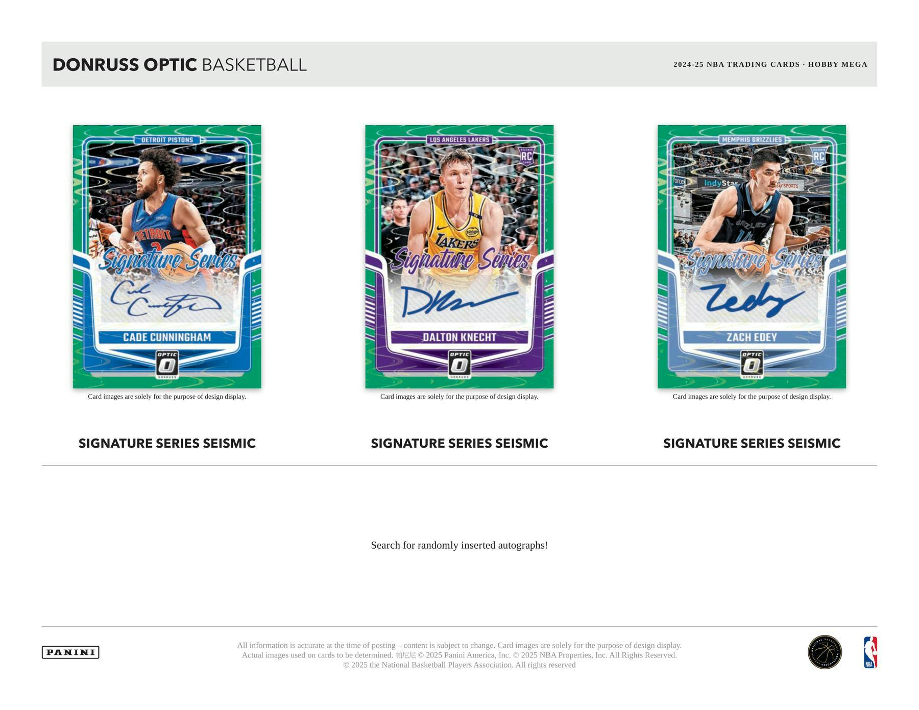 2024/25 Panini Donruss Optic Basketball Hobby Mega Box | Columbia Sports Cards - Columbia Hobby - Sports Card Boxes - Toploaders - Card Savers