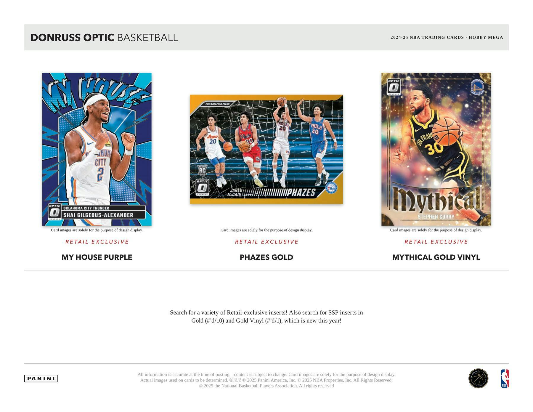 2024/25 Panini Donruss Optic Basketball Hobby Mega Box | Columbia Sports Cards - Columbia Hobby - Sports Card Boxes - Toploaders - Card Savers