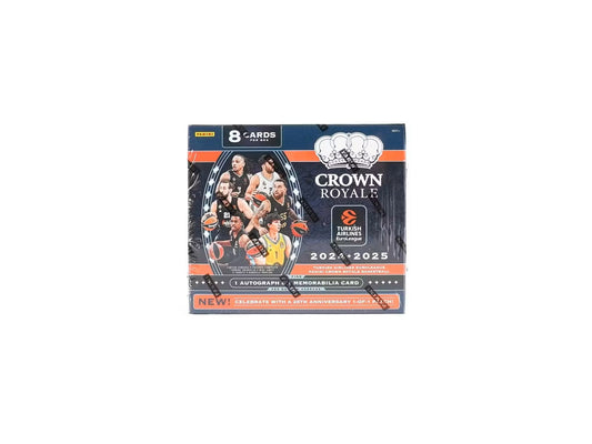 2024/25 Panini EuroLeague Crown Royale Basketball Hobby Box | Columbia Sports Cards & More - Columbia Hobby - Sports Card Boxes - Toploaders - Card Savers