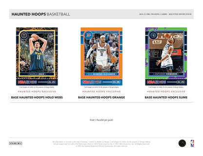 2024/25 Panini Haunted Hoops Halloween Basketball Retail Box | Columbia Sports Cards - Columbia Hobby - Sports Card Boxes - Toploaders - Card Savers
