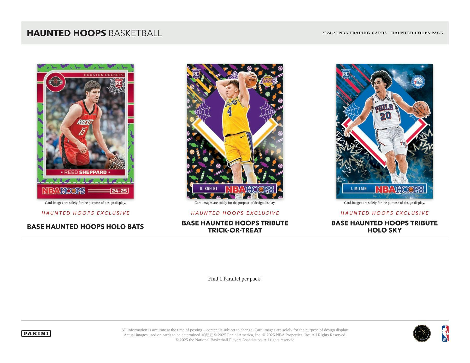 2024/25 Panini Haunted Hoops Halloween Basketball Retail Box | Columbia Sports Cards - Columbia Hobby - Sports Card Boxes - Toploaders - Card Savers