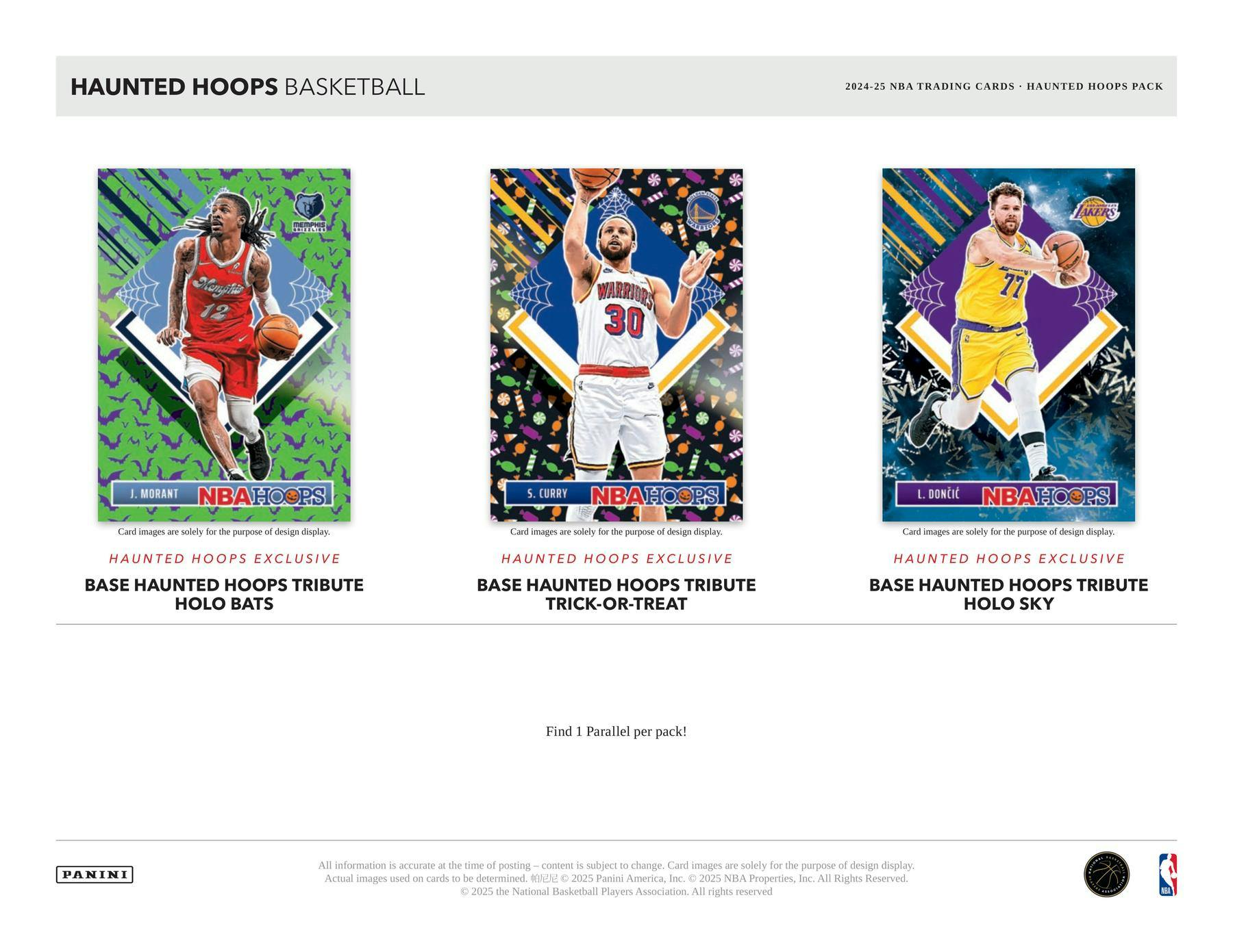 2024/25 Panini Haunted Hoops Halloween Basketball Retail Box | Columbia Sports Cards - Columbia Hobby - Sports Card Boxes - Toploaders - Card Savers