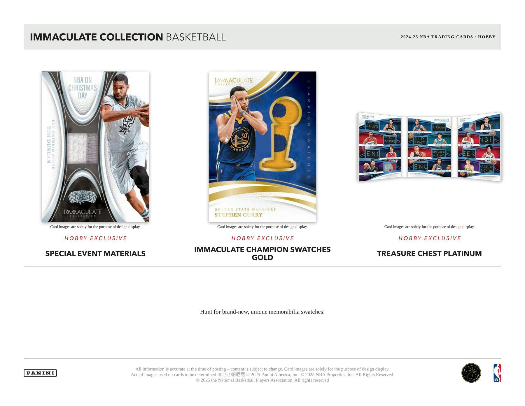 2024/25 Panini Immaculate Basketball Hobby Box | Columbia Sports Cards - Columbia Hobby - Sports Card Boxes - Toploaders - Card Savers