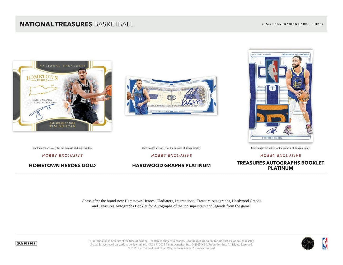 2024/25 Panini National Treasures Basketball Hobby Box | Columbia Sports Cards - Columbia Hobby - Sports Card Boxes - Toploaders - Card Savers