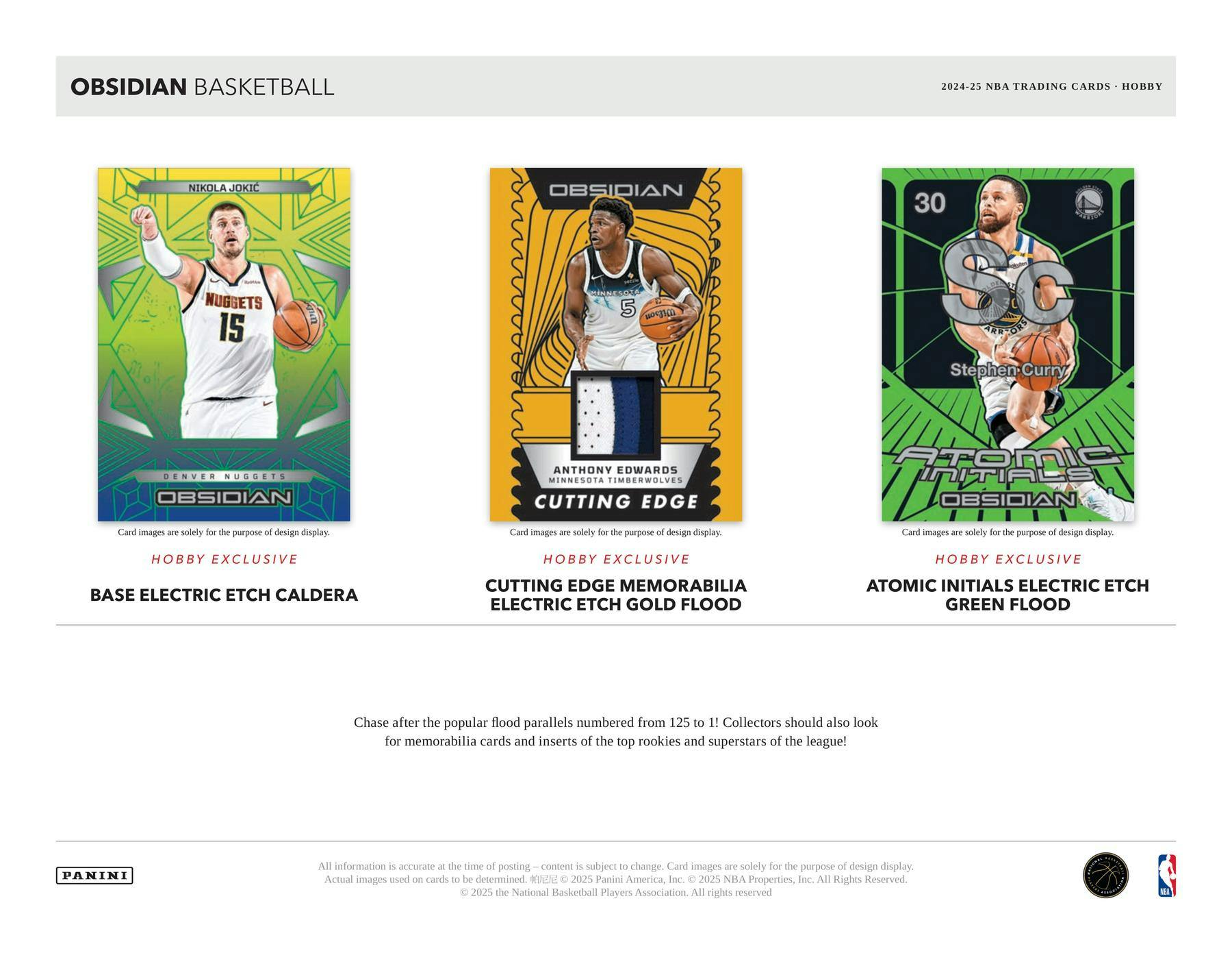 2024/25 Panini Obsidian Basketball Hobby Box | Columbia Sports Cards - Columbia Hobby - Sports Card Boxes - Toploaders - Card Savers