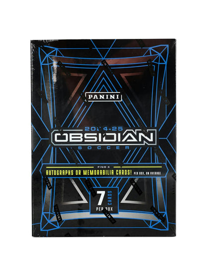 2024‑25 Panini Obsidian Soccer Hobby Box - Columbia Hobby - Sports Card Boxes - Toploaders - Card Savers