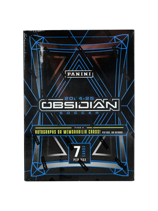 2024‑25 Panini Obsidian Soccer Hobby Box - Columbia Hobby - Sports Card Boxes - Toploaders - Card Savers