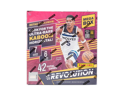 2024/25 Panini Revolution Basketball Mega Box

Panini Revolution Basketball 2024/25 Mega Box

NBA Revolution Basketball Trading Cards Mega Box

2024/25 Revolution Basketball with Kaboom inserts