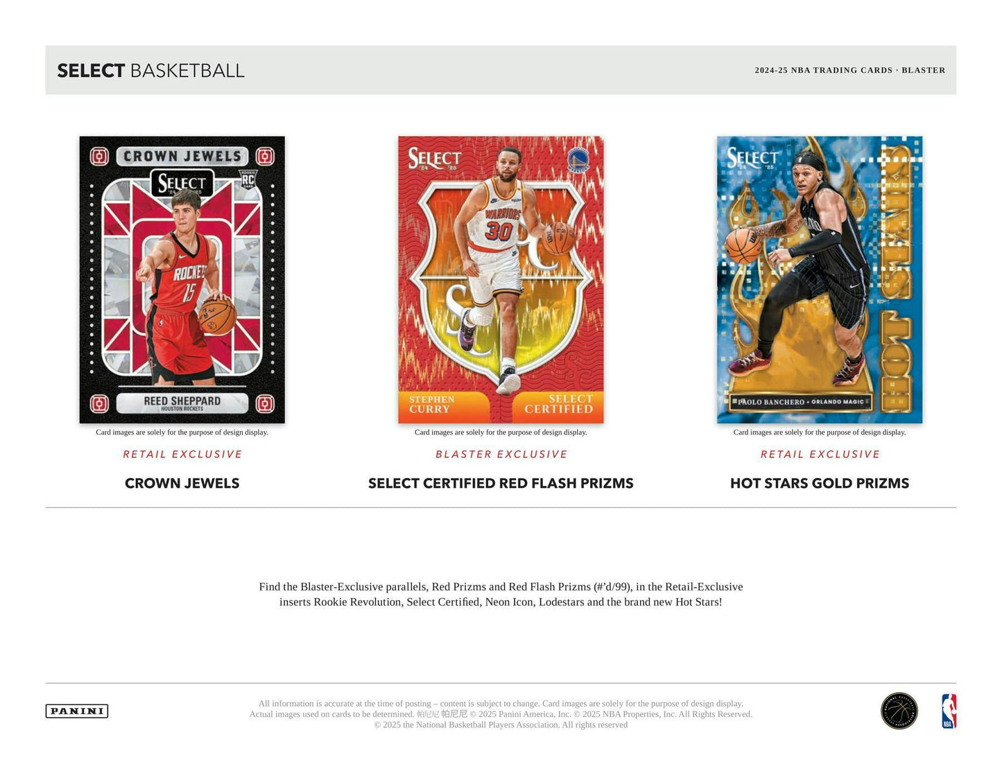 2024/25 Panini Select Basketball 6 - Pack Blaster Box | Columbia Sports Cards - Columbia Hobby - Sports Card Boxes - Toploaders - Card Savers