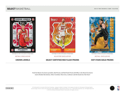 2024/25 Panini Select Basketball 6 - Pack Blaster Box | Columbia Sports Cards - Columbia Hobby - Sports Card Boxes - Toploaders - Card Savers
