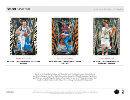 2024/25 Panini Select Basketball Mega Box (Cracked Ice Parallels) | Columbia Sports Cards - Columbia Hobby - Sports Card Boxes - Toploaders - Card Savers