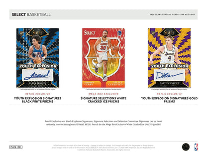 2024/25 Panini Select Basketball Mega Box (Cracked Ice Parallels) | Columbia Sports Cards - Columbia Hobby - Sports Card Boxes - Toploaders - Card Savers