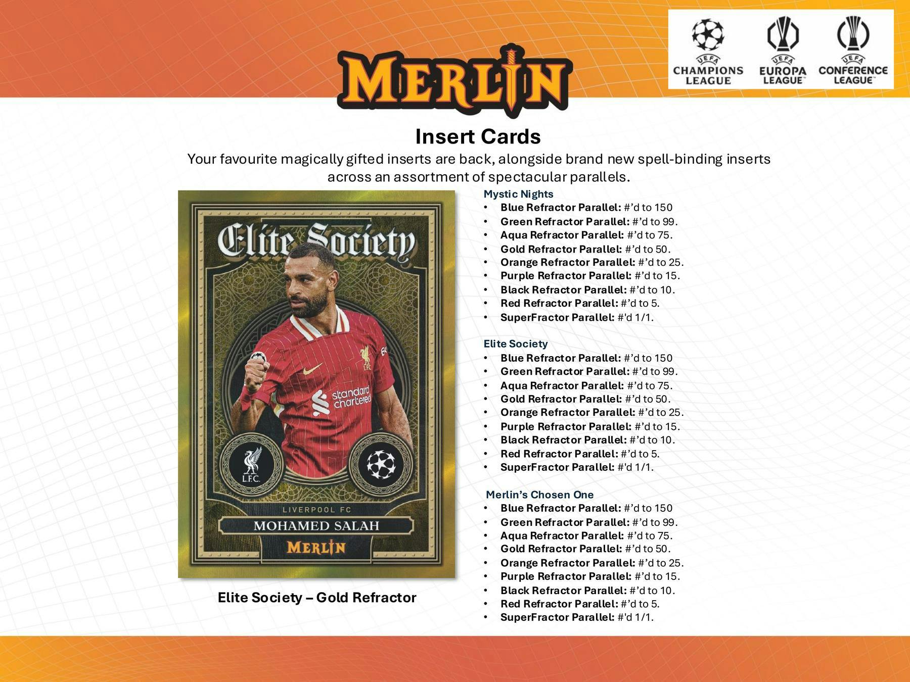 2024/25 Topps Chrome Merlin UEFA Soccer 7 - Pack Blaster Box (POS) - Columbia Hobby - Sports Card Boxes - Toploaders - Card Savers