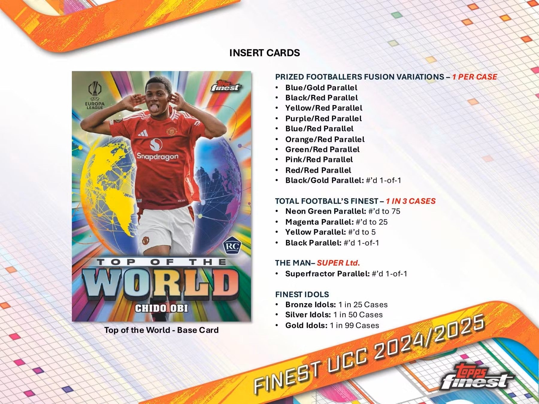 2024/25 Topps UEFA Club Competitions Finest Soccer Hobby Box - Columbia Hobby - Sports Card Boxes - Toploaders - Card Savers