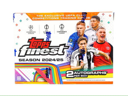 2024/25 Topps UEFA Club Competitions Finest Soccer Hobby Box - Columbia Hobby - Sports Card Boxes - Toploaders - Card Savers
