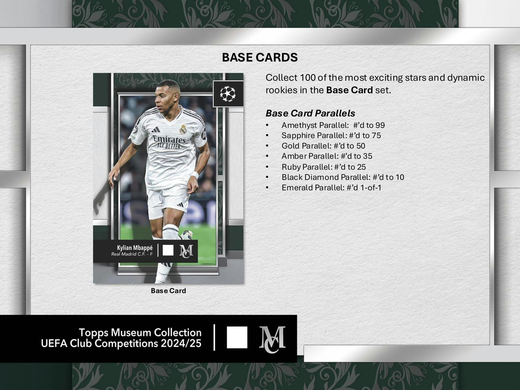 2024/25 Topps UEFA Museum Collection Soccer Hobby Box | Columbia