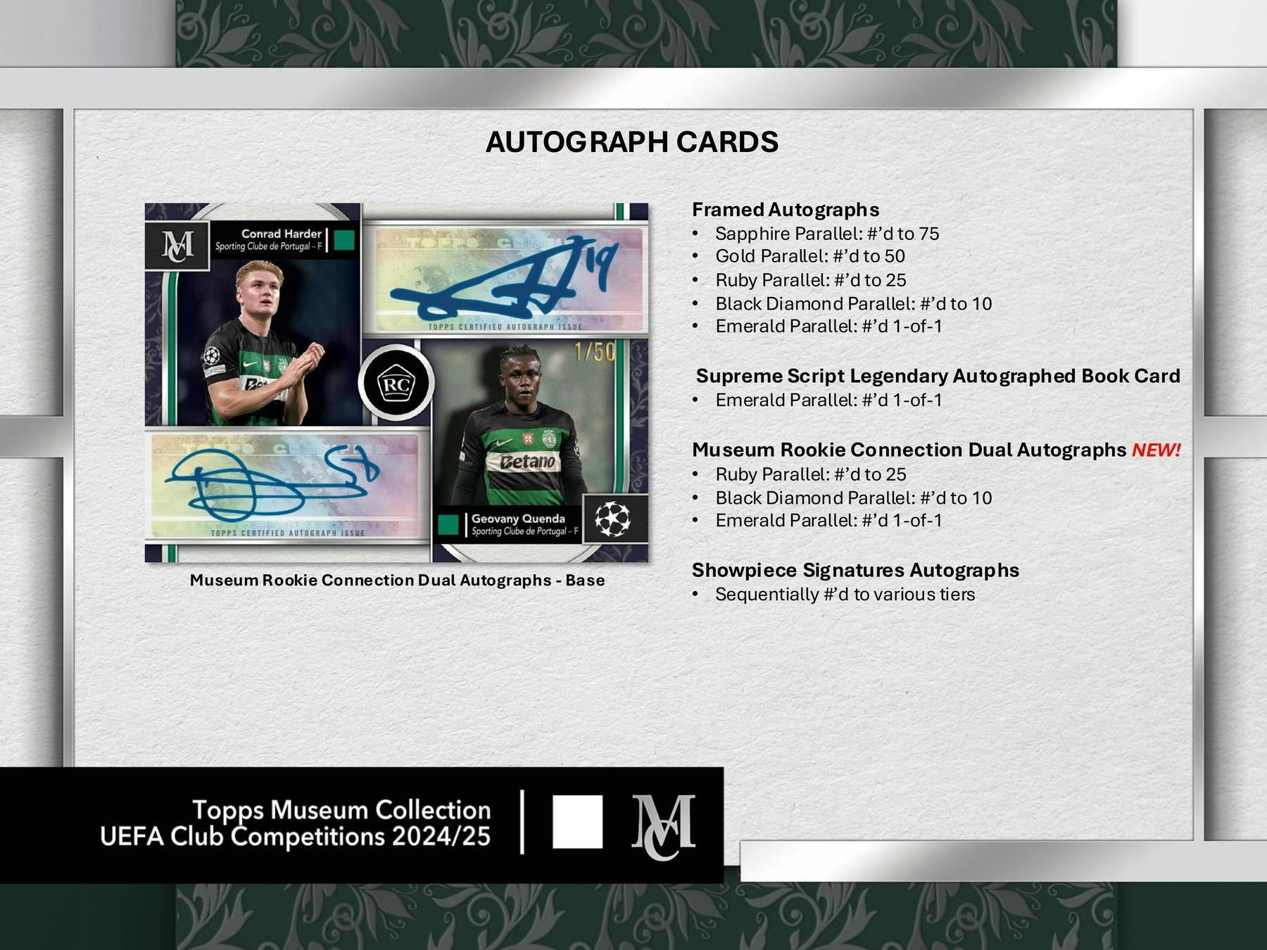 2024/25 Topps UEFA Museum Collection Soccer Hobby Box | Columbia Sports Cards - Columbia Hobby - Sports Card Boxes - Toploaders - Card Savers