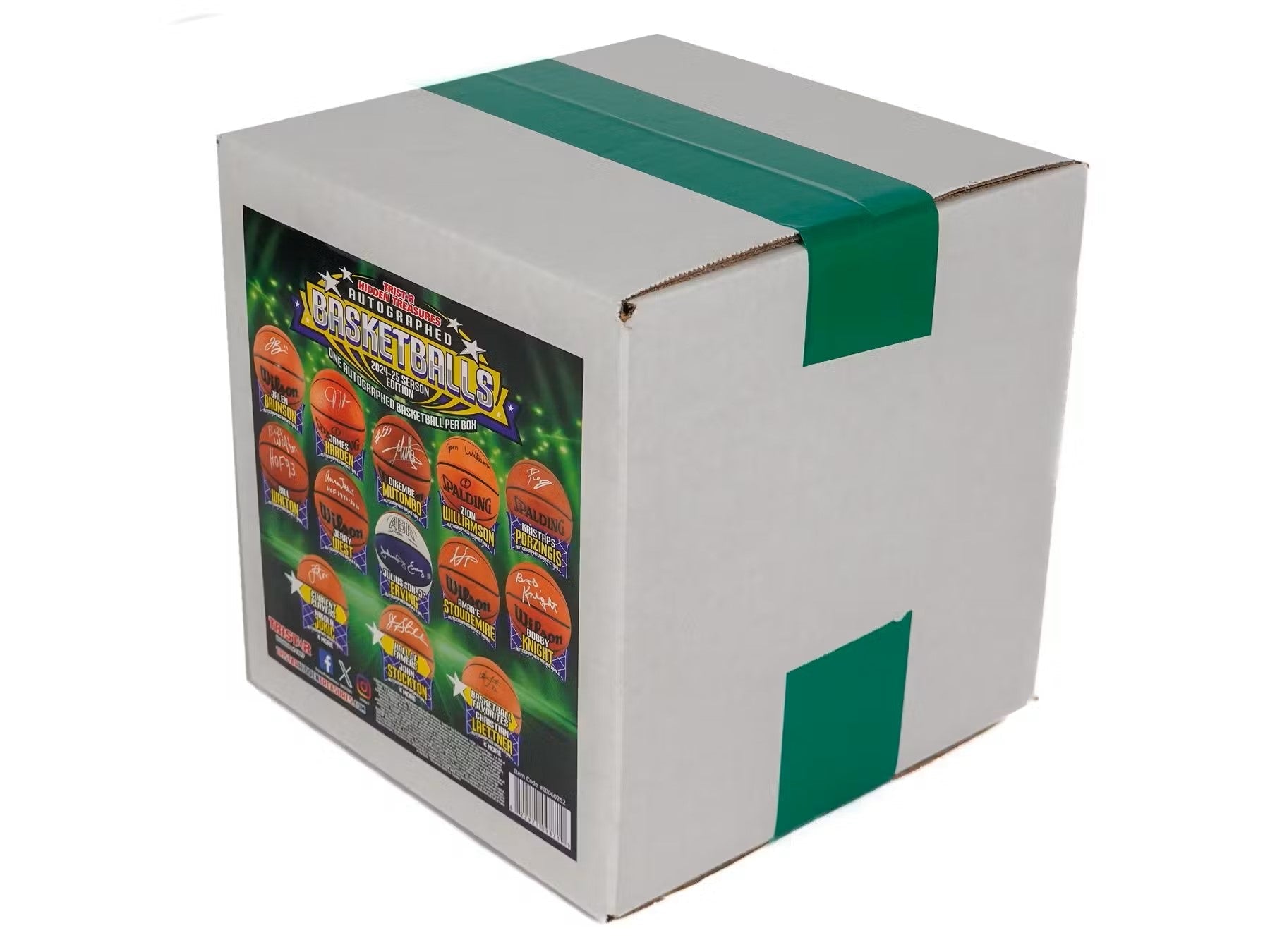 2024/25 TriStar Hidden Treasures Autographed Basketballs Season Edition Hobby Box - Columbia Hobby - Sports Card Boxes - Toploaders - Card Savers