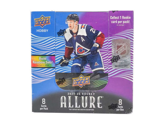 2024/25 Upper Deck Allure Hockey Hobby Box | Columbia Sports Cards - Columbia Hobby - Sports Card Boxes - Toploaders - Card Savers