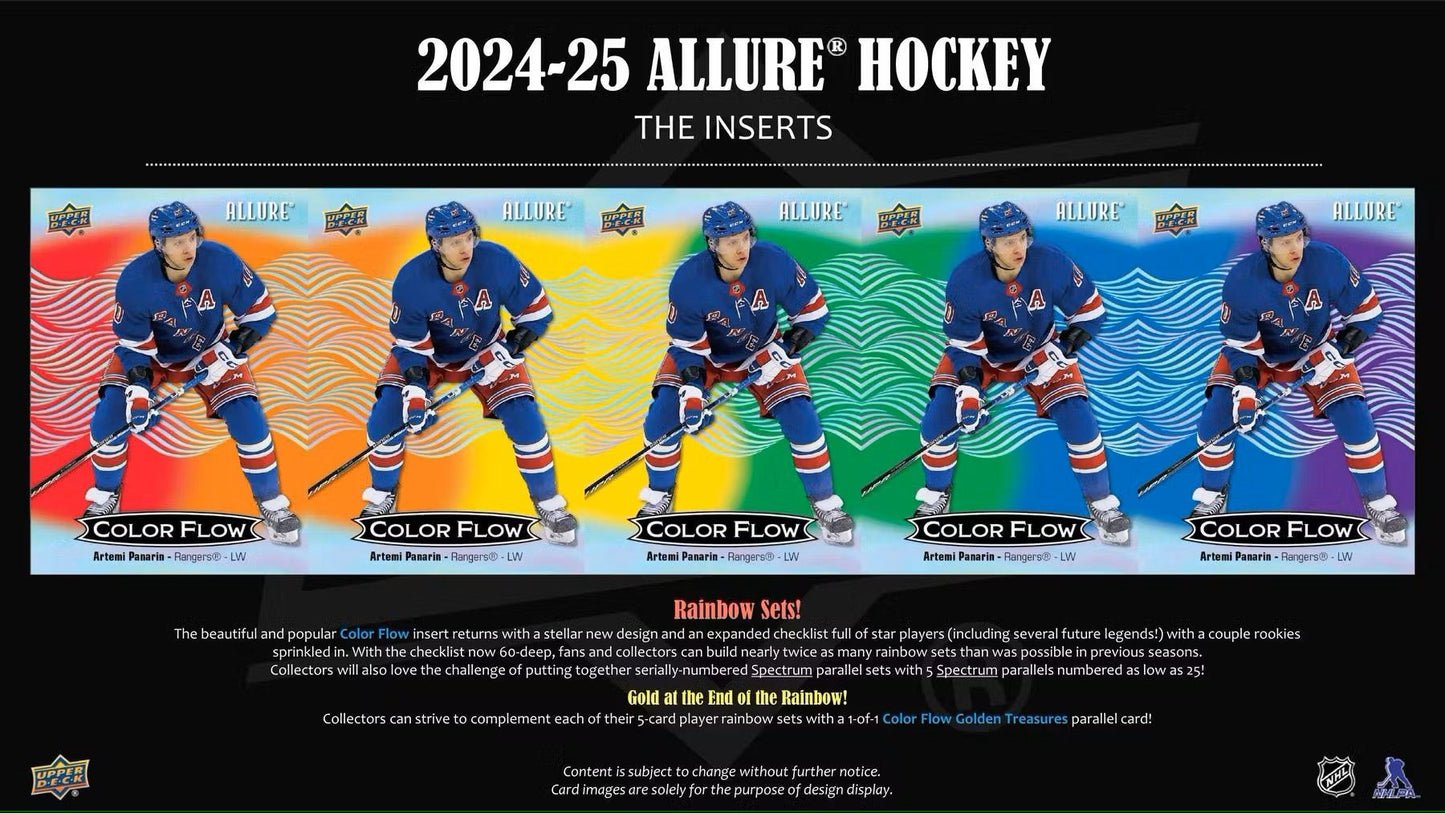 2024/25 Upper Deck Allure Hockey Hobby Box | Columbia Sports Cards - Columbia Hobby - Sports Card Boxes - Toploaders - Card Savers