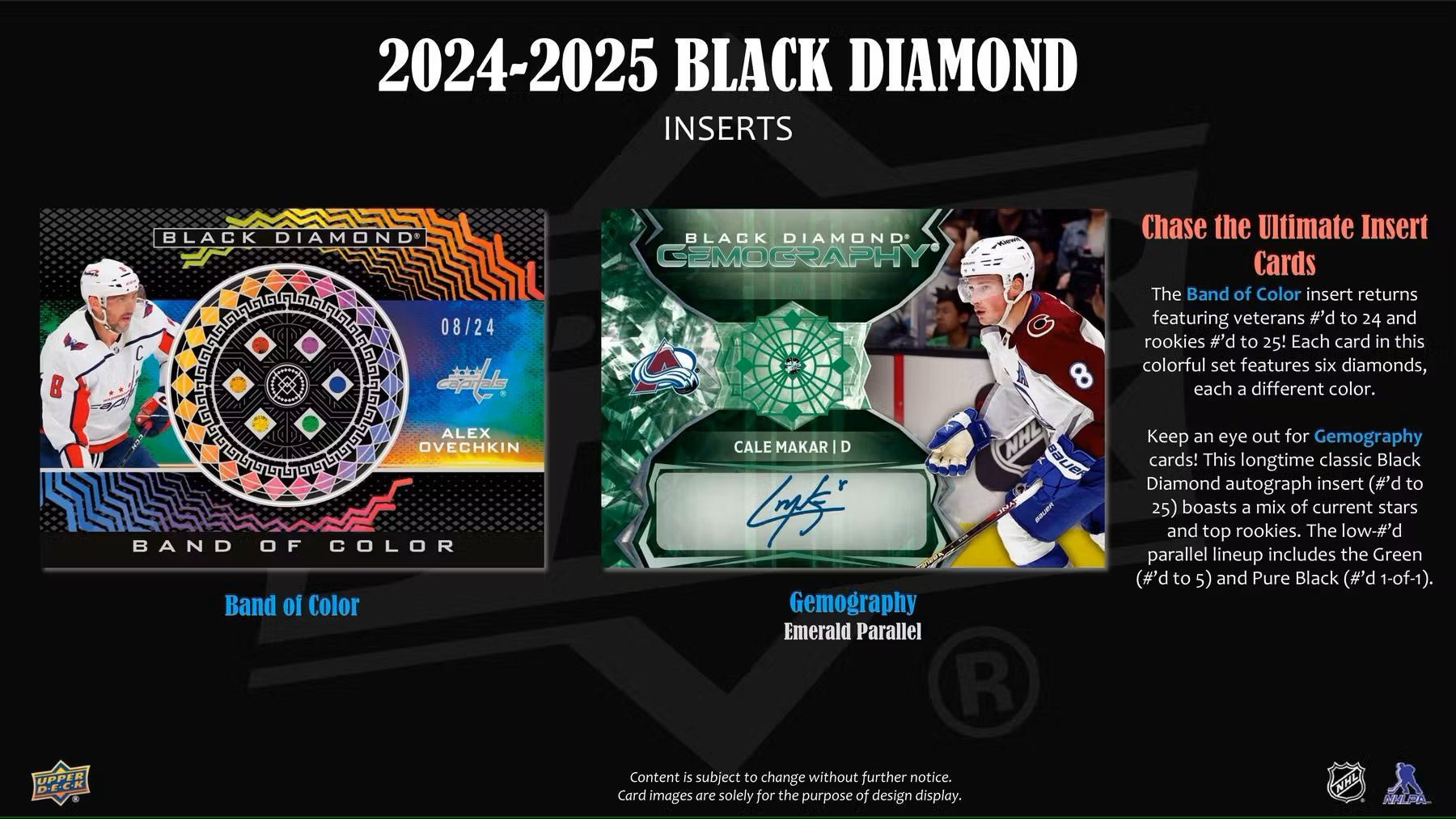 2024/25 Upper Deck Black Diamond Hockey Hobby Box - Columbia Hobby - Sports Card Boxes - Toploaders - Card Savers