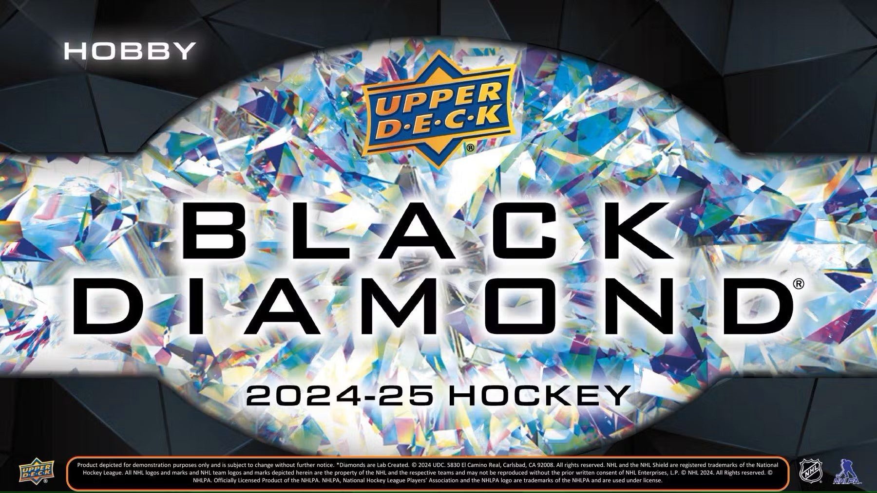 2024/25 Upper Deck Black Diamond Hockey Hobby Box - Columbia Hobby - Sports Card Boxes - Toploaders - Card Savers