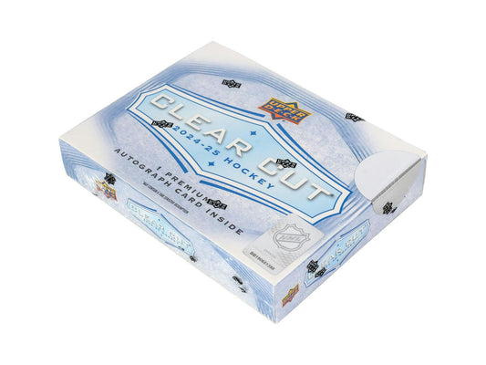 2024/25 Upper Deck Clear Cut Hockey Hobby Box - Columbia Hobby - Sports Card Boxes - Toploaders - Card Savers