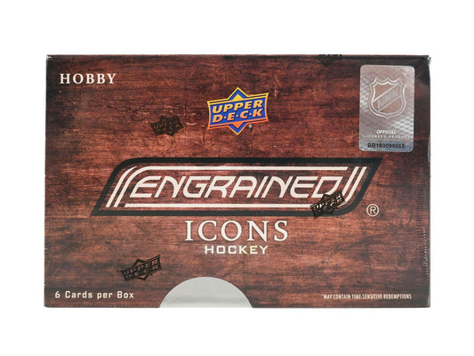 2024/25 Upper Deck Engrained Icons Hockey Hobby Box - Columbia Hobby - Sports Card Boxes - Toploaders - Card Savers